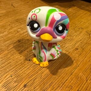 Rare littlest pet shop postcard swan #1578